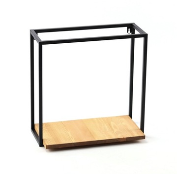 Półka Wisząca Metalowa Kwietnik 40/40/15cm LOFT