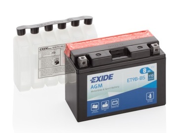Akumulator do quada 8Ah EXIDE AGM ET9B-BS