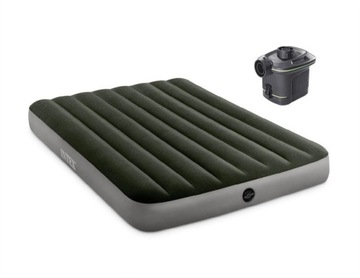 Materac do spania 137x191x25cm+pompka 64778 Intex