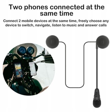 Мотоциклетные наушники Bluetooth 5.0, водонепроницаемые