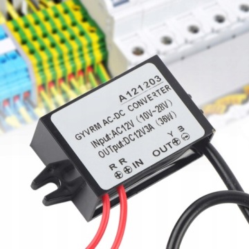 Модульный преобразователь AC 10-28V в DC 12V POWER CONVERTER
