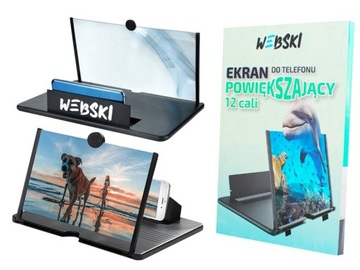 EKRAN POWIĘKSZAJĄCY DO TELEFONU DO 12 CALI DLA STUDENTA DO PRACY NAUKI