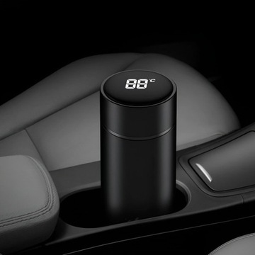 ТЕРМОКРУЖКА ТЕРМОС УМНАЯ СВЕТОДИОДНАЯ БУТЫЛКА ДЛЯ КОФЕ И ЧАЯ ДАТЧИК ТЕМПЕРАТУРЫ