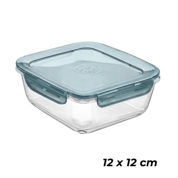 MAS24 SZKLANY POJEMNIK DO ŻYWNOŚCI FRIGOVERRE EVOLUTION 12X12CM BORMIOLI