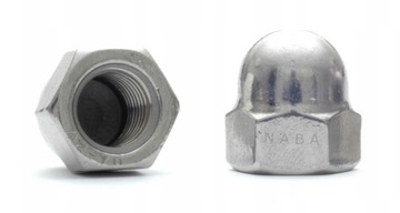 NAKRĘTKA KOŁPAKOWA NIERDZEWNA M10 DIN 1587 10 szt