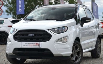 Ford Ecosport II SUV Facelifting 1.0 EcoBoost 125KM 2019 Ford EcoSport ST-line Idealny LED skora ALCANTARA navi. Benzyna 125KM, zdjęcie 2