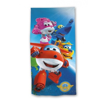 Super Wings Ręcznik kapielowy na basen lub plaże.