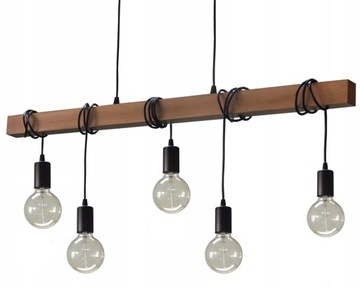 LAMPA WISZĄCA SUFITOWA PLAFON ŻYRANDOL 015-5 LED LOFT STÓŁ KUCHNIA SALON