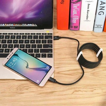 УСИЛЕННЫЙ КАБЕЛЬ БЫСТРОЙ ЗАРЯДКИ MICRO USB, ДЛИНА 3 м