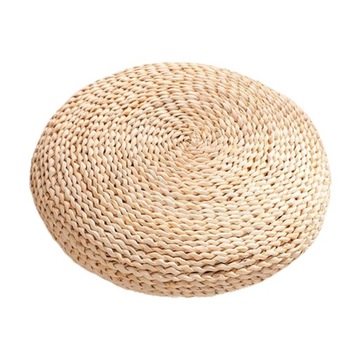 Handmade straw seat cushion