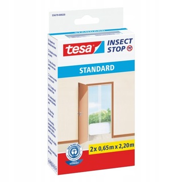 Moskitiera drzwiowa tesa Standard 1,2x2,2m biała