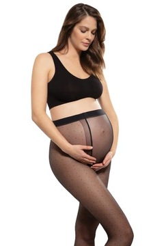 Колготки для беременных плотностью 20 ден в горошек