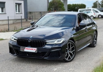 BMW Seria 5 G30-G31 Limuzyna Facelifting 2.0 520d 190KM 2021 BMW Seria 5 SALON POLSKA 15 t.km PISEMNA GWARANCJA w cenie Transport KR, zdjęcie 8