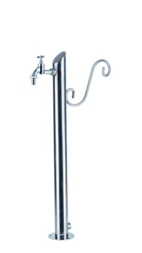 Кран для садового гидранта 70 см, стойка для крана INOX