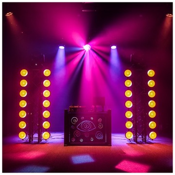 REFLEKTOR PAR EFEKT SCENICZNY LED ANIMACJA LIGHT4ME HYPNO PAR