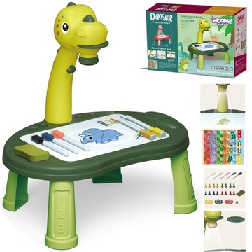 PROJEKTOR RZUTNIK DO RYSOWANIA DINO NÓŻKI WOOPIE