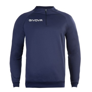 BLUZA SPORTOWA GIVOVA TECNICAL HALF ZIP BLUE r.3XL
