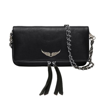 Zadig Voltaire Lady Shoulder Bag Wing Rhinestone