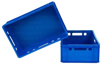 КОНТЕЙНЕР ЕВРО E2, СИНИЙ, НОВЫЙ, ПРОЧНЫЙ