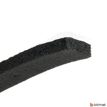 ПРОКЛАДКА 6х20х1000мм САМОКЛЕЯЩАЯСЯ ДВЕРЬ ОКНО ВОРОТА РЕЗИНА ПЕНА