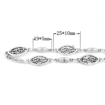 Серебряный браслет Snake Tunnel со стразами