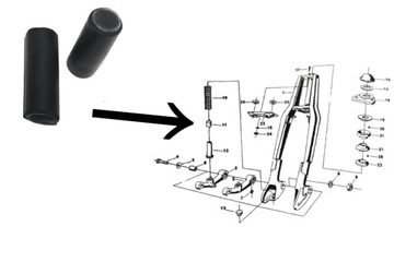 GUMA WAHACZA ODBÓJ AMORTYZATORA KOMAR 2350 2351
