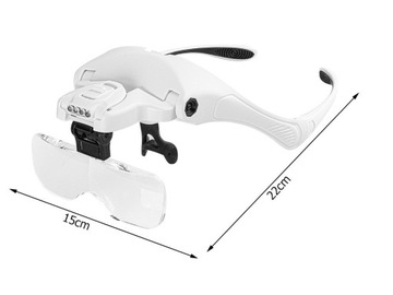 Очки часового искусства PRECISION со светодиодной подсветкой + ЛИНЗЫ