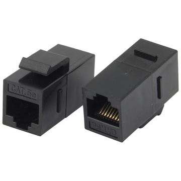 Łącznik sieć beczka adapter RJ45 UTP kat.5e