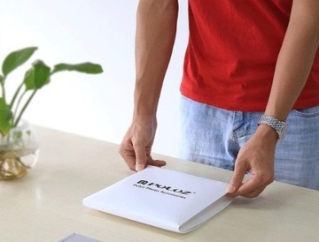 БЕСТЕННАЯ ТЕНТА PULUZ 2XLED 1100LM 6x ФОН 20 СМ ДЛЯ ФОТОГРАФИИ ПРОДУКТА