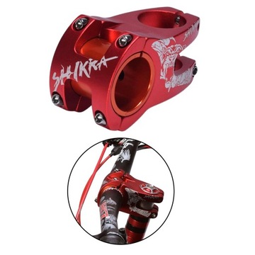 Вынос для горного велосипеда 31,8/35 мм Короткий вынос для гарнитуры 28,6 Красный