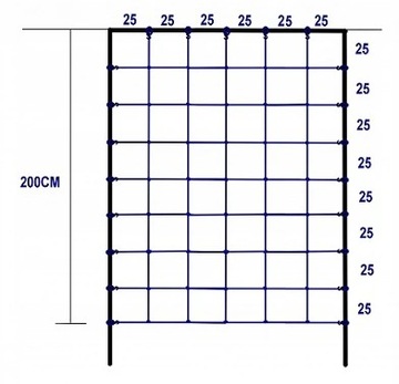 Сетка для лазанья 200х210 СИНЯЯ