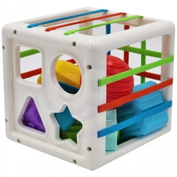 ELASTYCZNA KOSTKA SENSORYCZNA SORTER 11 el. WOOPIE