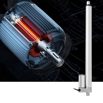 ЭЛЕКТРИЧЕСКИЙ ПРИВОД SPJ 1000N 12V 200MM ТЕЛЕСКОПИЧЕСКАЯ ПОДЪЕМНАЯ ШТАНГА