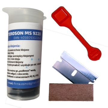Teroson MS 9220 Black klej twarda guma uniwersalny