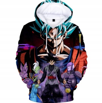 BLUZA 3D DRAGON BALL ROZMIARY WZORY UNIKAT