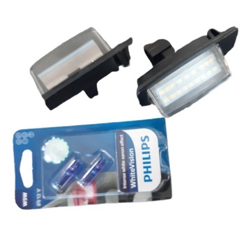 2 LAMPY DO TABULKY LED DIODY MITSUBISHI LANCER X 06-