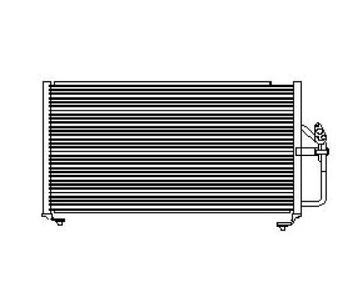 CHLADIČ KLIMATIZACE MITSUBISHI GALANT 04.97--