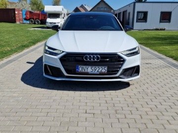 Audi A7 C8 Sportback 3.0 55 TFSI 340KM 2021 Audi A7 Sportback 3.0tfsi 340KM Mod.2022 Biała, zdjęcie 5