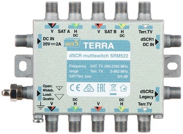 SRM-522 Terra dSCR ABCV проходной мультипереключатель