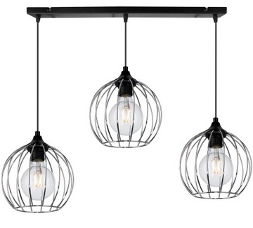 LAMPA WISZĄCA SUFITOWA PLAFON DRUCIAK CHROM LED