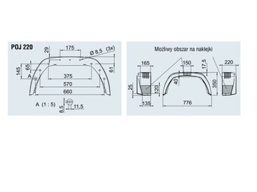КРЫЛЬЯ ПВХ ДЛЯ ПРИЦЕПА ПРИЦЕПА 13/14