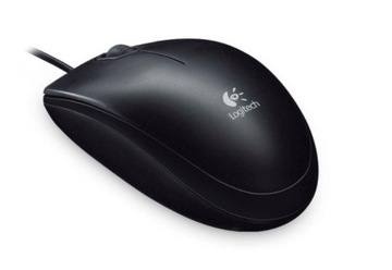 Mysz przewodowa Logitech B100 optyczna czarna