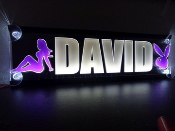 СВЕТОДИОДНЫЕ ИМЕННЫЕ ТАБЛИЧКИ, ЦВЕТНЫЕ, 50x16см