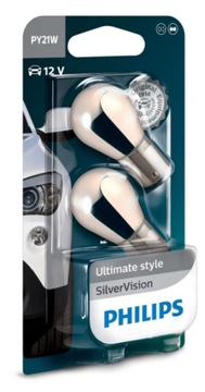 PHILIPS SILVERVISION PY21W 21W 12496SVB2 2SZT