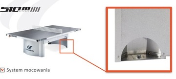 НАСТОЛЬНЫЙ ТЕННИСНЫЙ СТОЛ НА УЛИЦЕ PRO 510M СЕРЫЙ КОРНИЛО