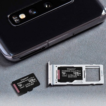 Карта памяти microSD Kingston Canvas Select Plus емкостью 128 ГБ