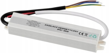 Zasilacz 12V 36W 3A wodoodporny do taśm LED IP67