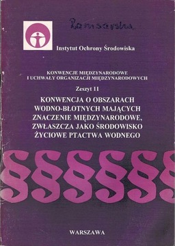 Konwencja o obszarach wodno-błotnych Wajda Żurek