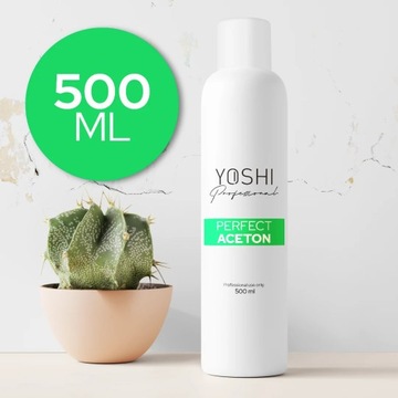 YOSHI Perfect ACETONE жидкость для снятия гибридных лаков 500мл