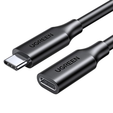 КАБЕЛЬ-УДЛИНИТЕЛЬ UЗЕЛЕНЫЙ USB C / USB C QC PD 4K 60Гц 100Вт 1м